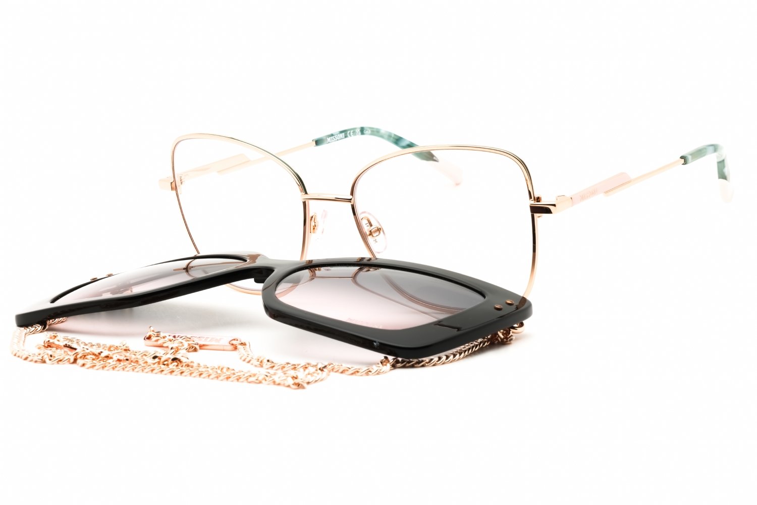 Missoni MIS 0178/CS GOLD COPPER / clear demo lens DDB 55X17X145