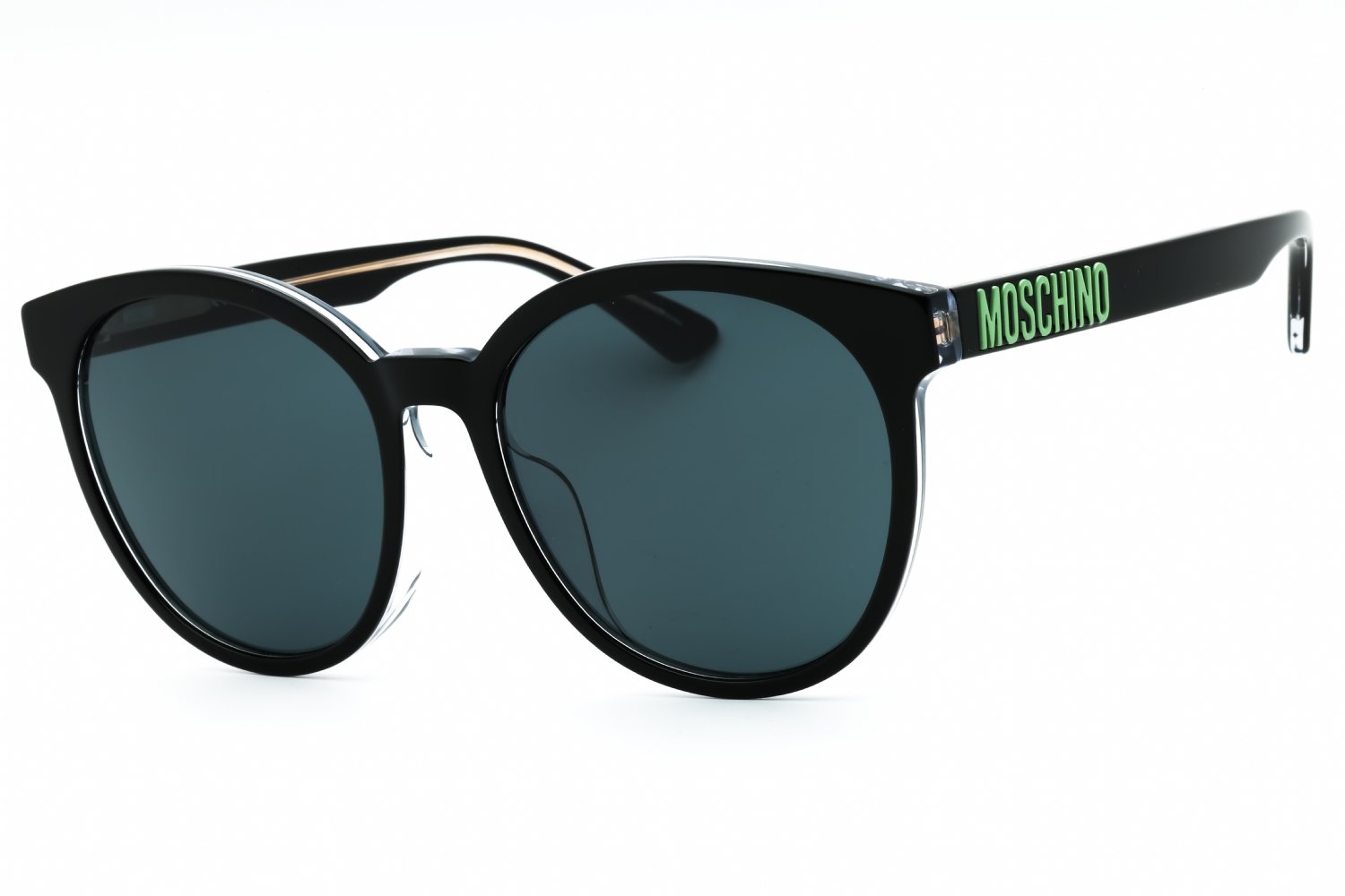 Moschino MOS151/F/S BLACK CRY/GREY 07C5 IR 58-18-145 MM