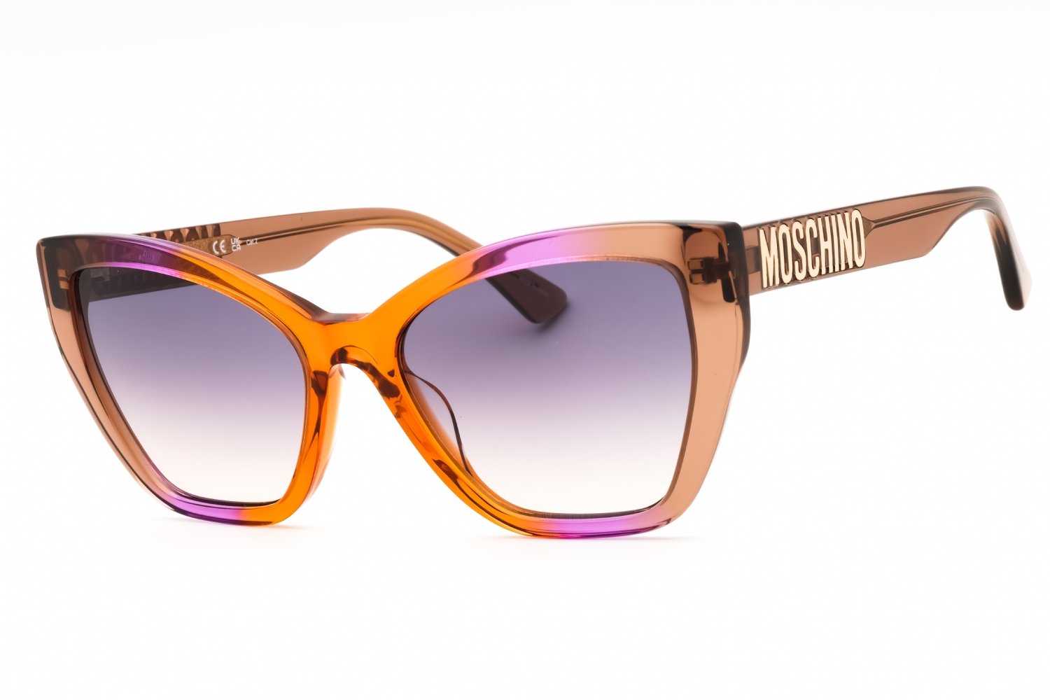 Moschino MOS155/S BROWN ORANGE/GREY FUCHSIA 012J FF 55-18-140 MM
