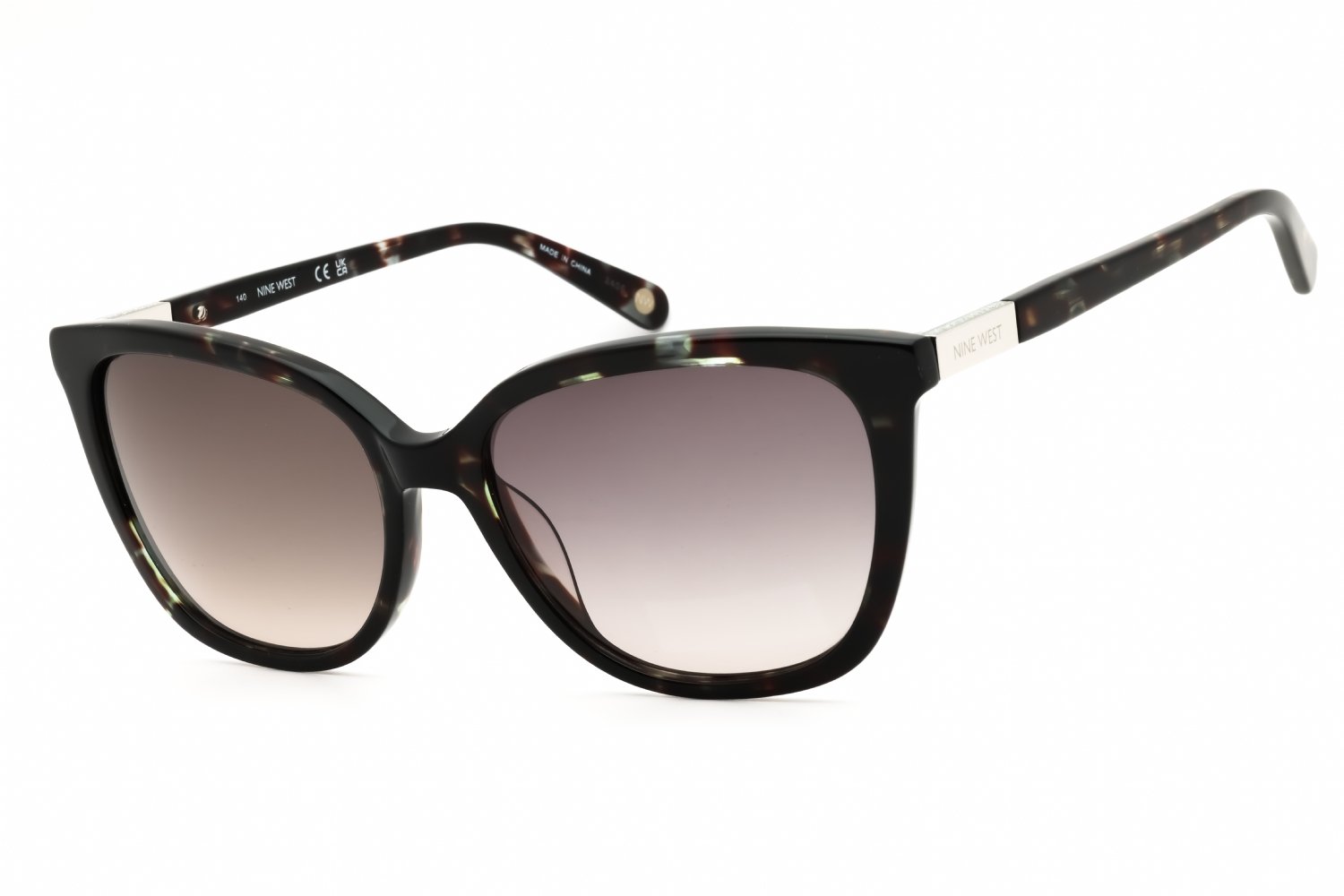 Nine West NW638S AQUA TORTOISE/Grey Gradient 440 58-17-140 MM