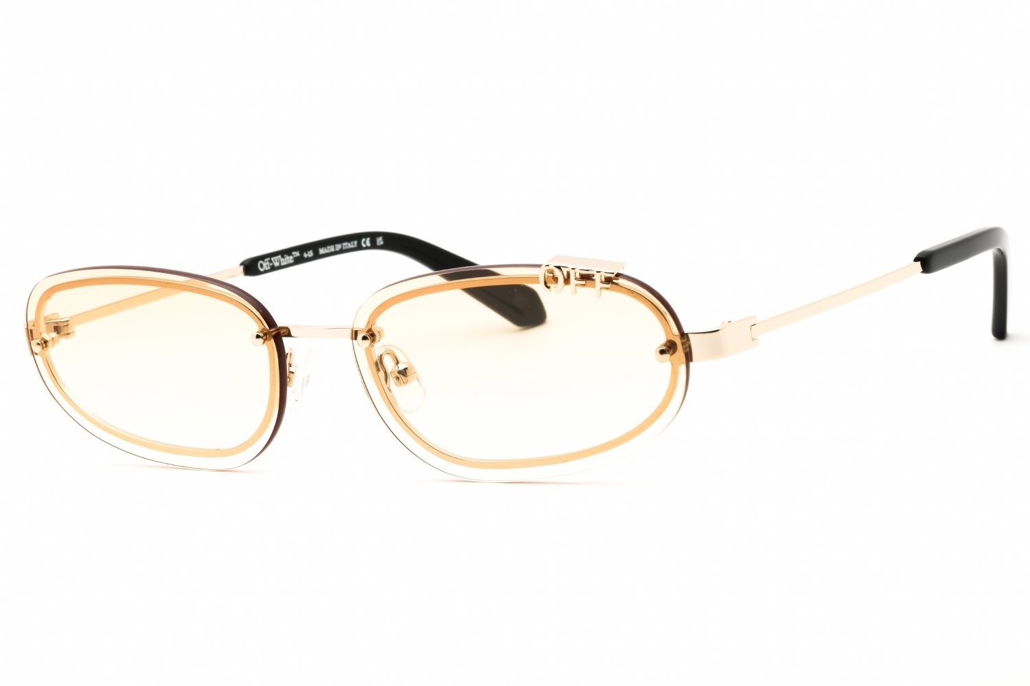 Off White MIAMI GOLD/GRADIENT BROWN OERI13MC99MET001766E 60X15X145