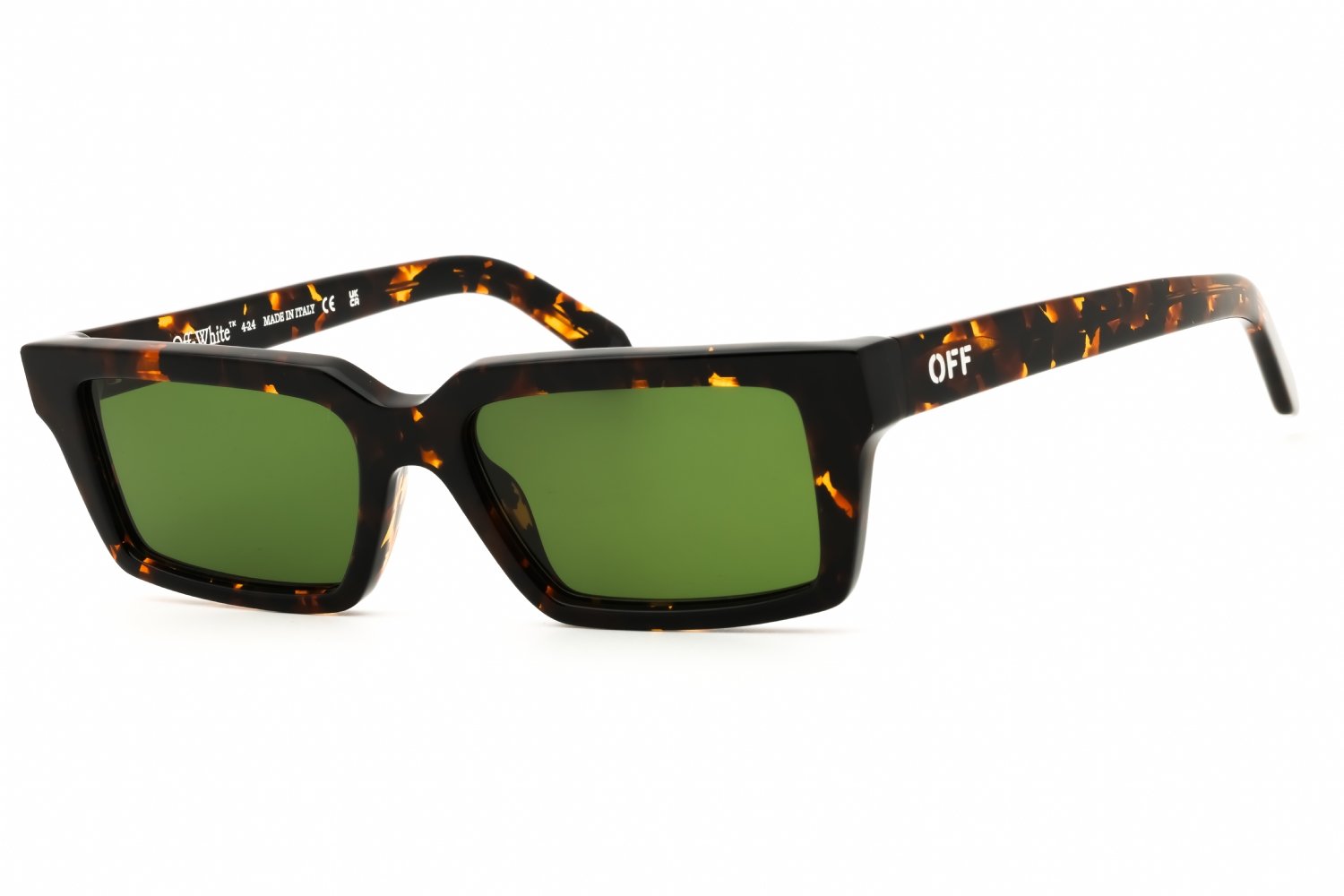 Off White WARREN13A Havana / Green 6055 54X17X145