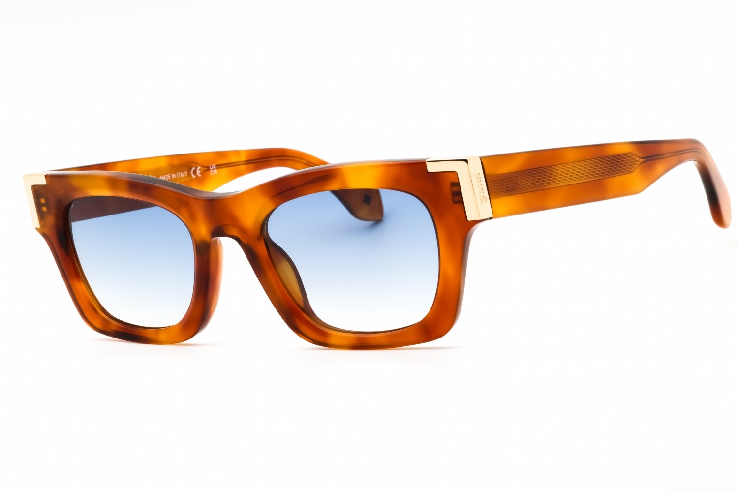 Palm Angels WESTPORT WARM HAVANA/BLUE GRADIENT ELECTRIC PERI101C99PLA0012449 49-21-145 MM