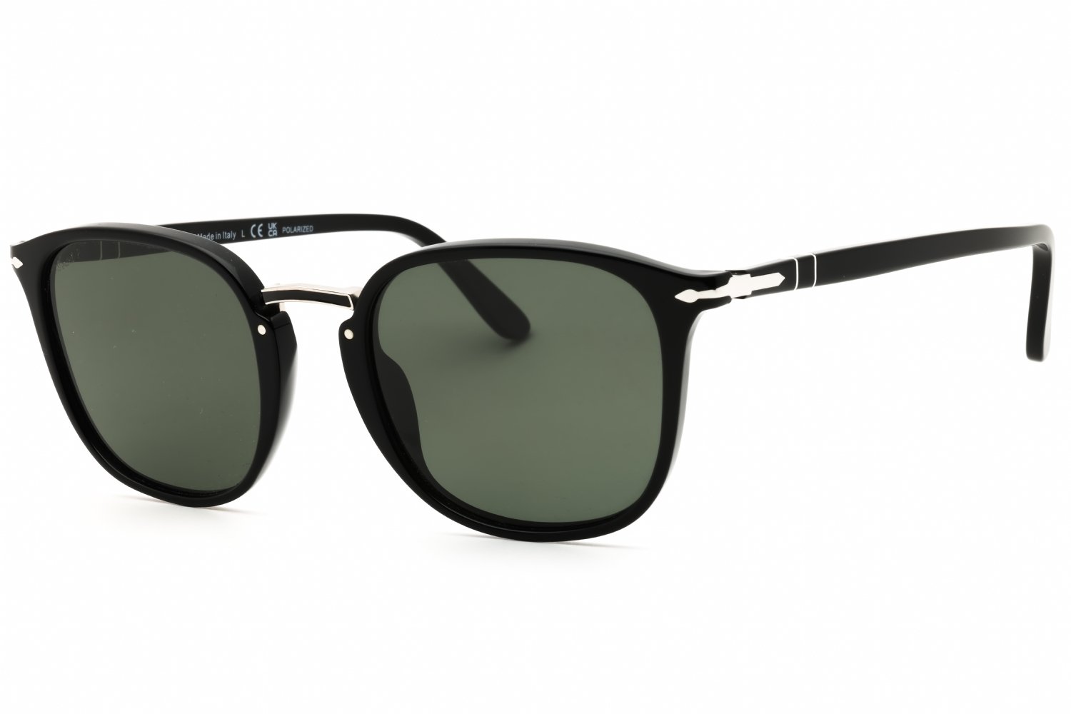 Persol 0PO3186S Black/Green Polarized 95/58 53-21-145 MM
