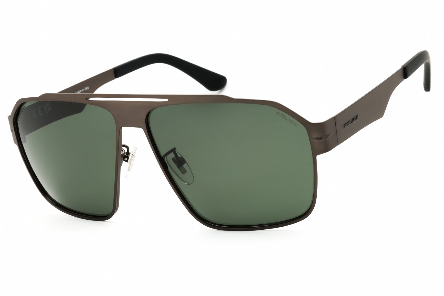 Police SPLL08M SEMI MATT TOTAL SATIN GUN / GREEN I47P 63-0-0 MM