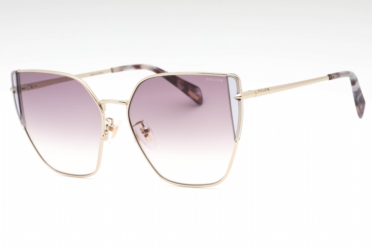 Police SPLL38 Shiny Light Gold / Gradient Violet 594Y 57-16-140 MM