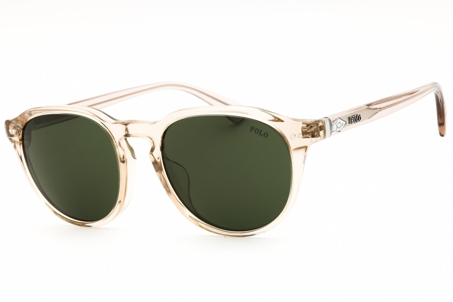 Polo Ralph Lauren 0PH4221F Shiny Transparent Light Taupe Brown/Green 611771 52-19-145 MM