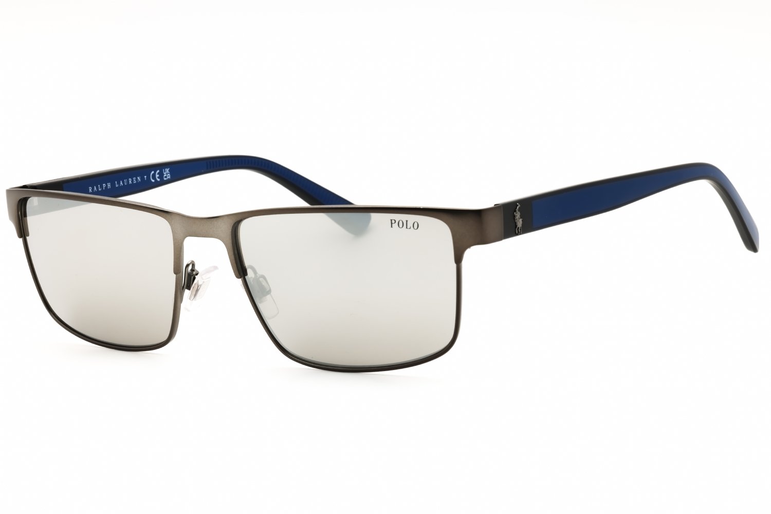 Polo Ralph Lauren PH3155 Matte Gunmetal / Light Grey Silver Mirror 92666G XX