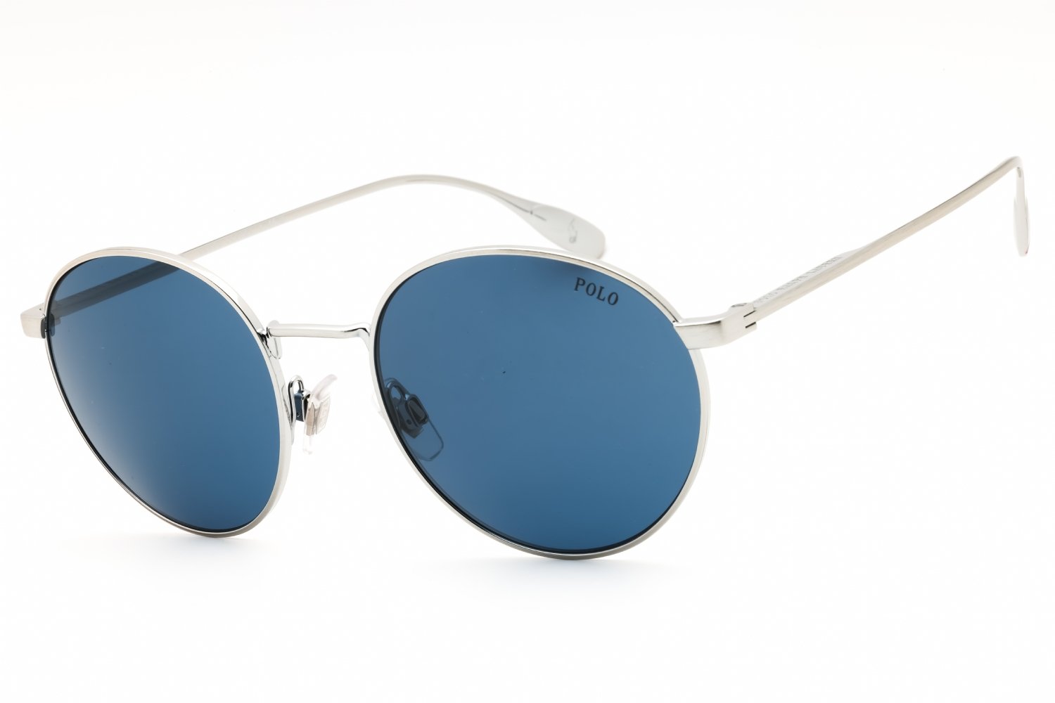 Polo Ralph Lauren PH3158 Brushed Silver / Dark Blue 942380 53-20-145 MM