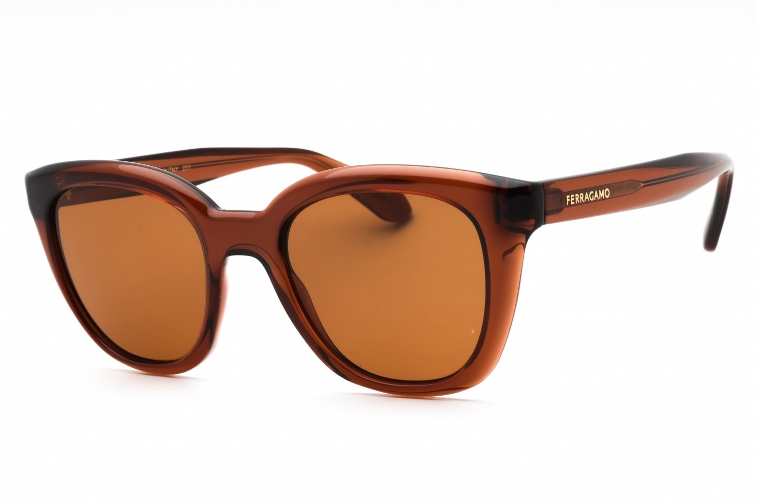 Salvatore Ferragamo SF2000S TRANSPARENT BROWN/Brown 232 52X21X145