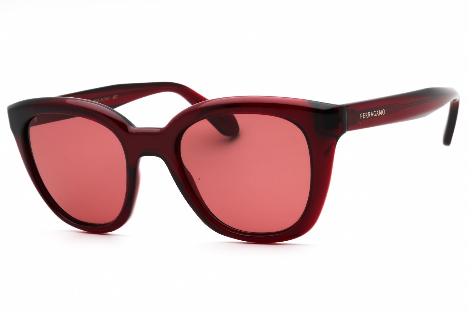 Salvatore Ferragamo SF2000S TRANSPARENT RED/Mauve 616 52X21X145
