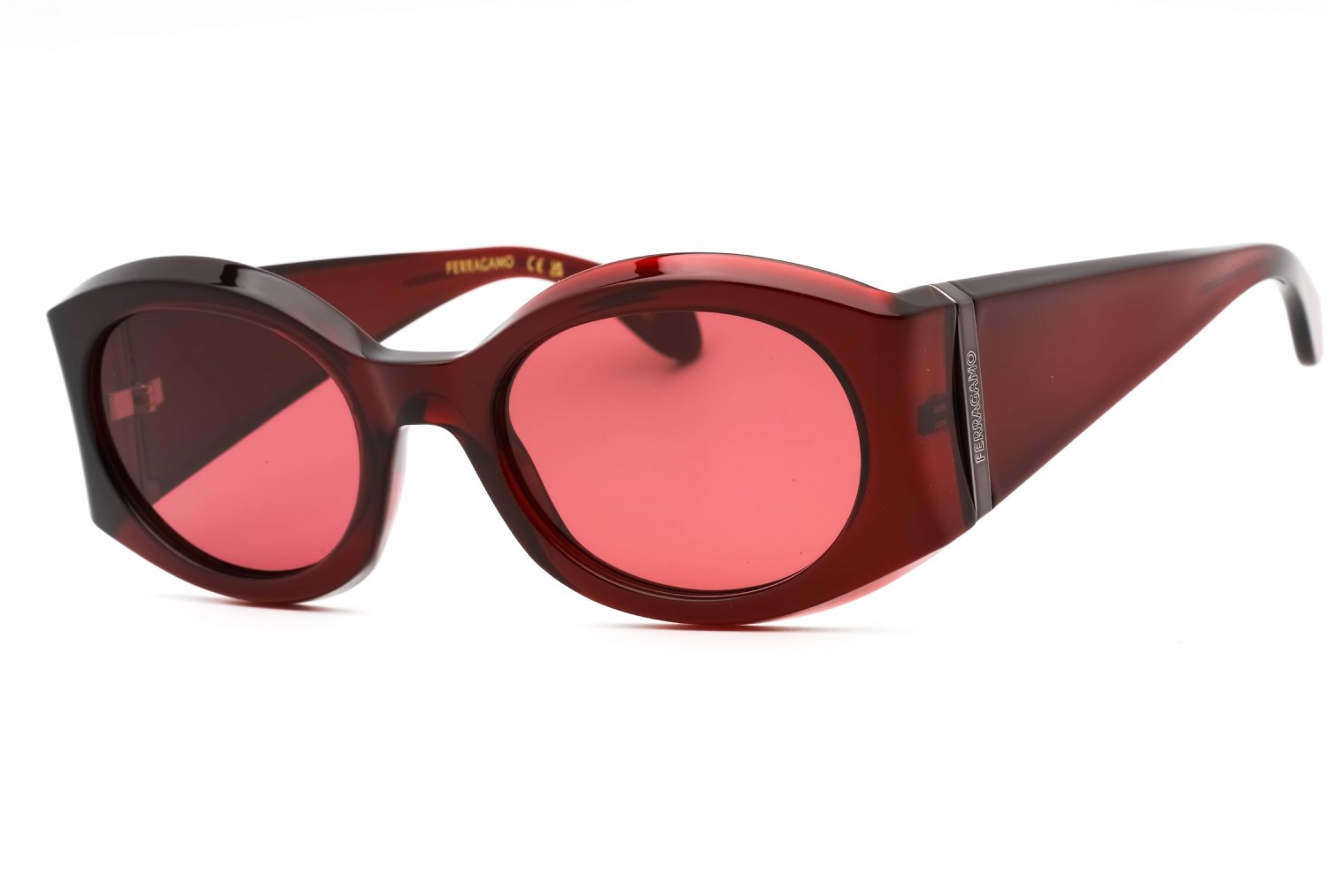 Salvatore Ferragamo SF2008S TRANSPARENT BURGUNDY/Red 612 55X22X140