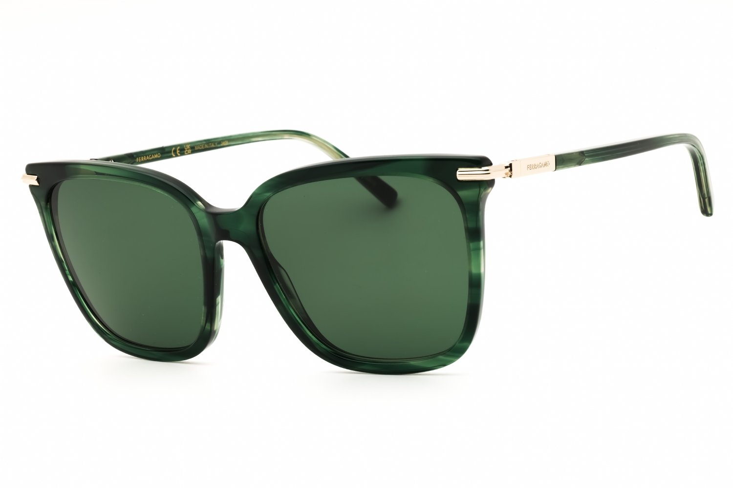 Salvatore Ferragamo SF2037S STRIPED GREEN/Green 315 56X18X145