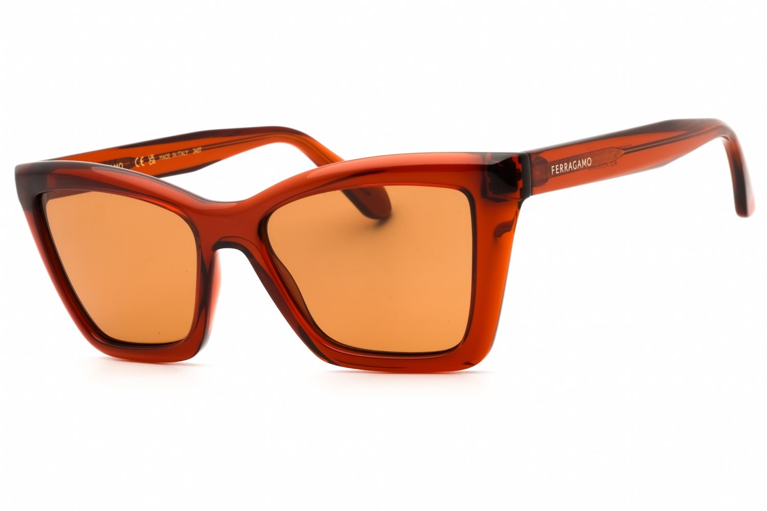 Salvatore Ferragamo SF2039SE TRANSPARENT RUST/Brown 224 53X17X145
