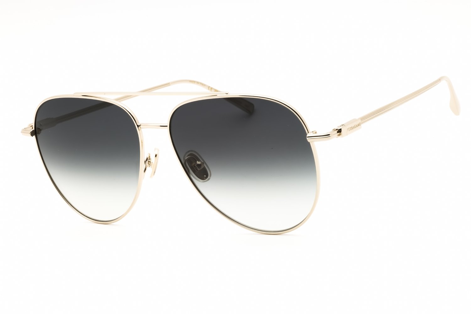 Salvatore Ferragamo SF308S LIGHT GOLD/BLUE GRADIENT 715 61X15X145