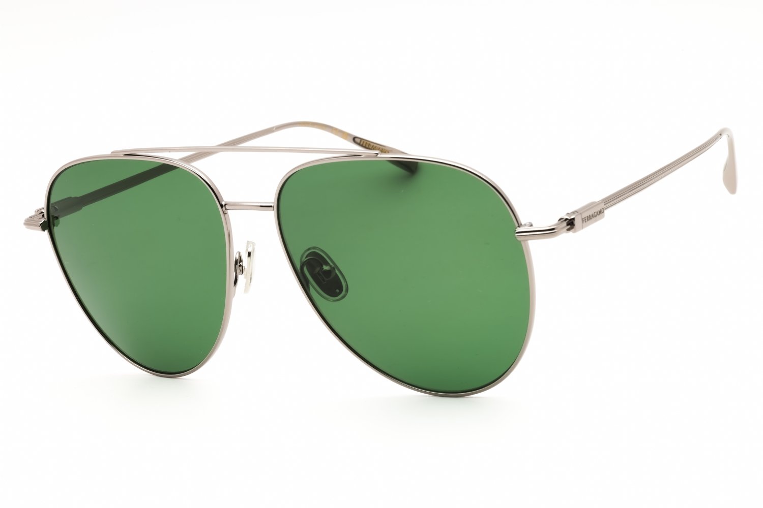 Salvatore Ferragamo SF308S LIGHT RUTHENIUM/GREEN 044 61X15X145