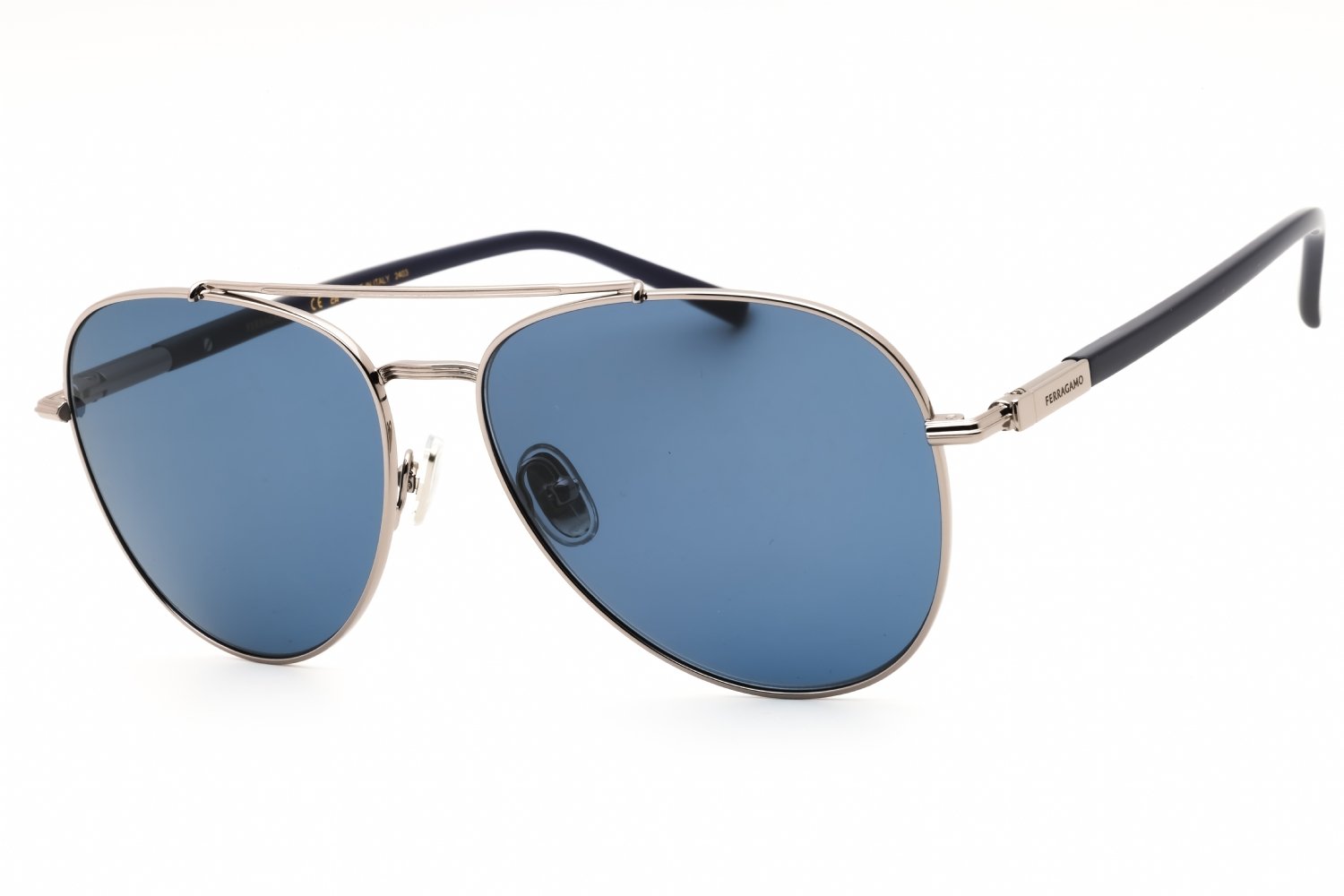 Salvatore Ferragamo SF316S LIGHT RUTHENIUM/BLUE 021 61X16X145