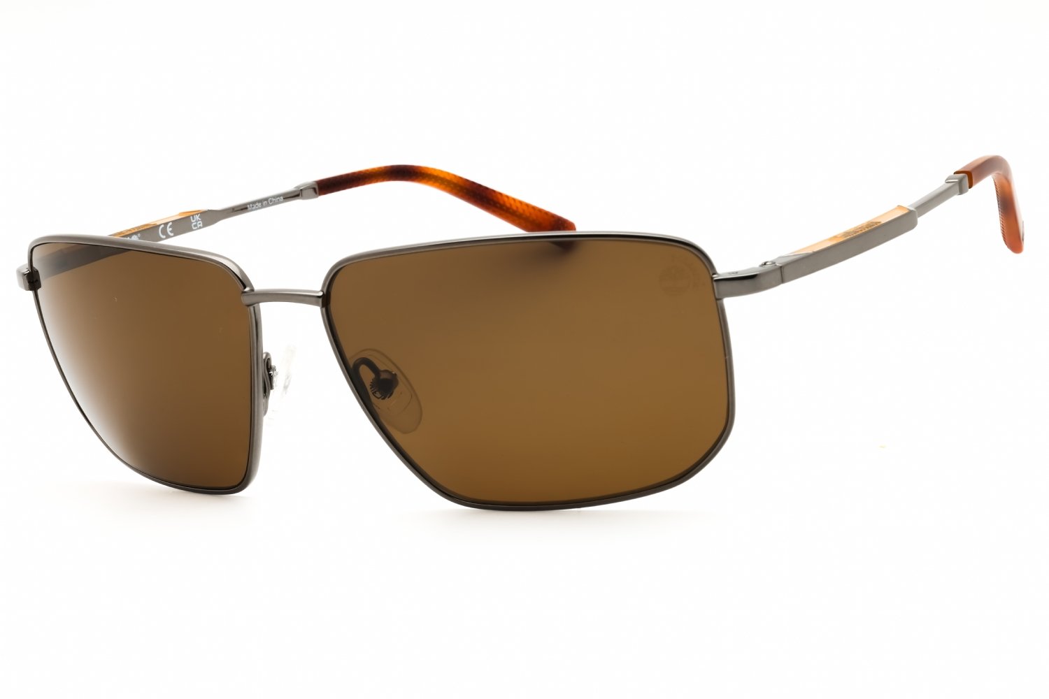 Timberland TB00010 shiny dark nickeltin / brown polarized 06H 61-14-135 MM