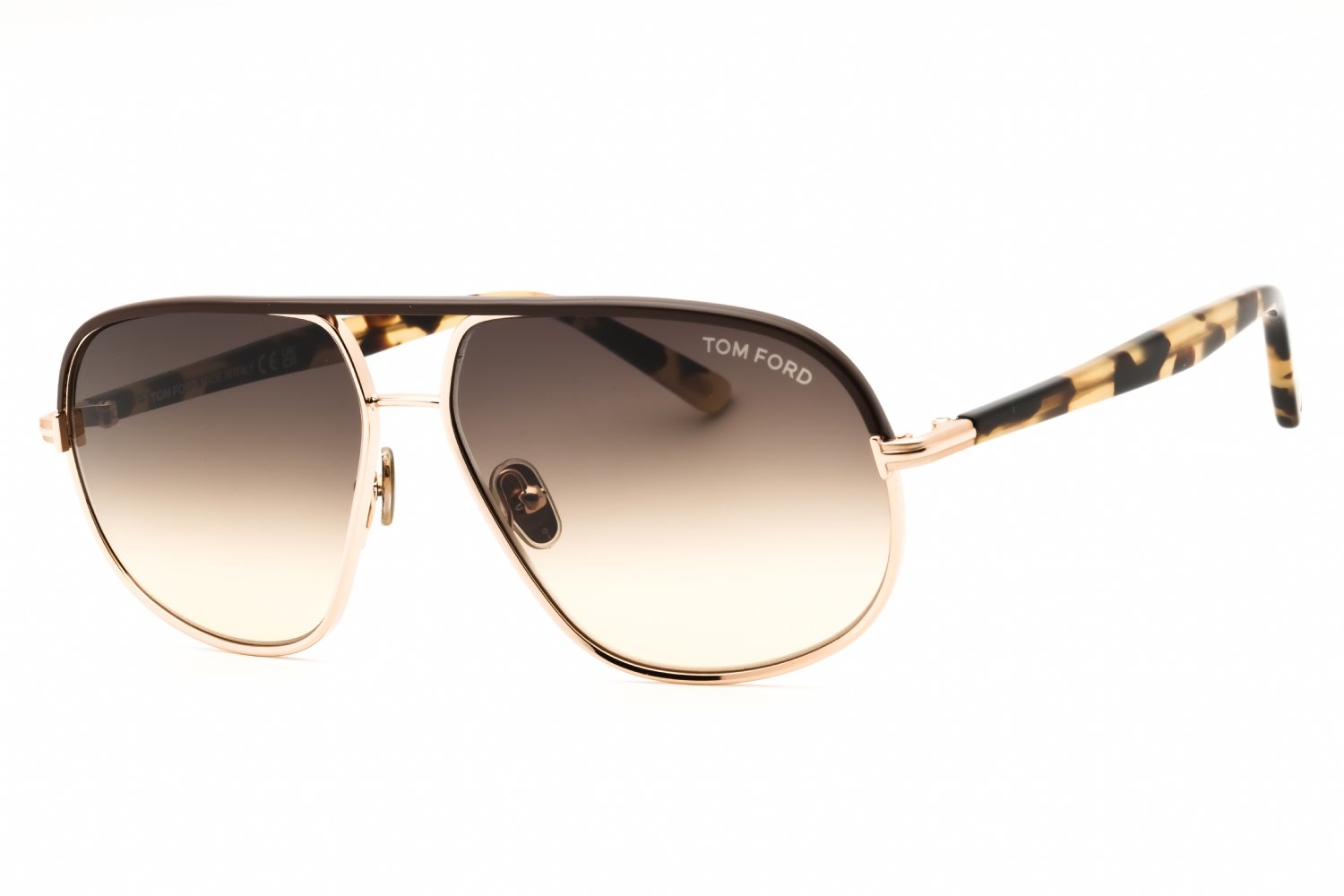 Tom Ford FT1019 shiny rose gold / gradient brown 28F 59X13X140