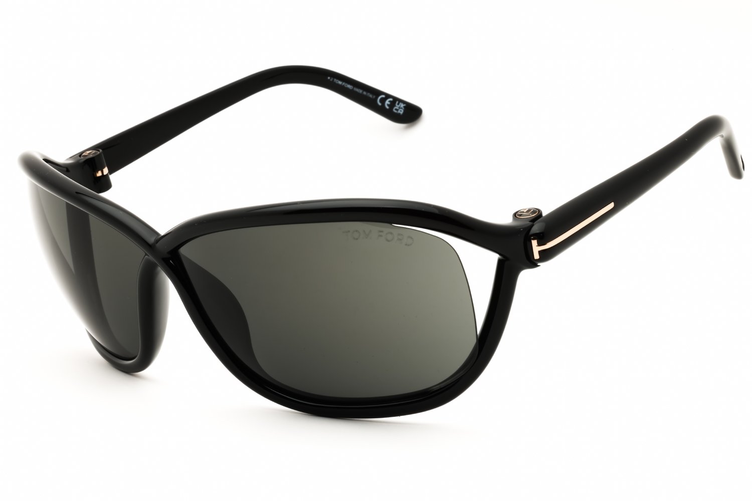 Tom Ford FT1069 shiny black /smoke 01A 68X07X115