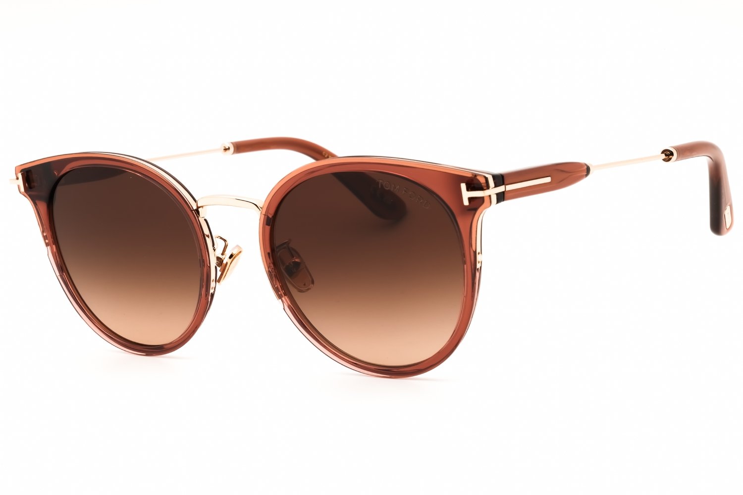 Tom Ford FT1244-K shiny light brown / gradient brown 45F 54X22X145