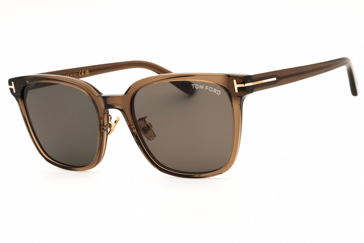 Tom Ford FT1286-K shiny light brown / smoke 45A 56X20X145