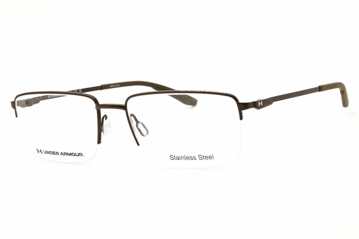 Under Armour UA 5016/G Brown / clear demo lens S05 58X18X140