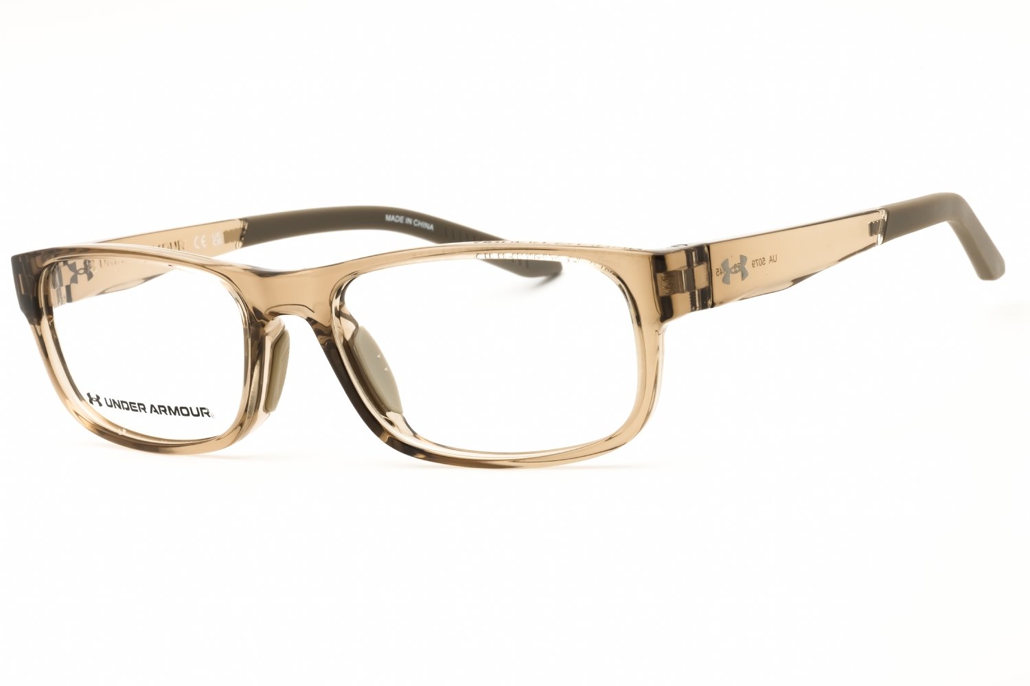 Under Armour UA 5079 CRYSTAL BEIGE / clear demo lens 2T3 55X17X145