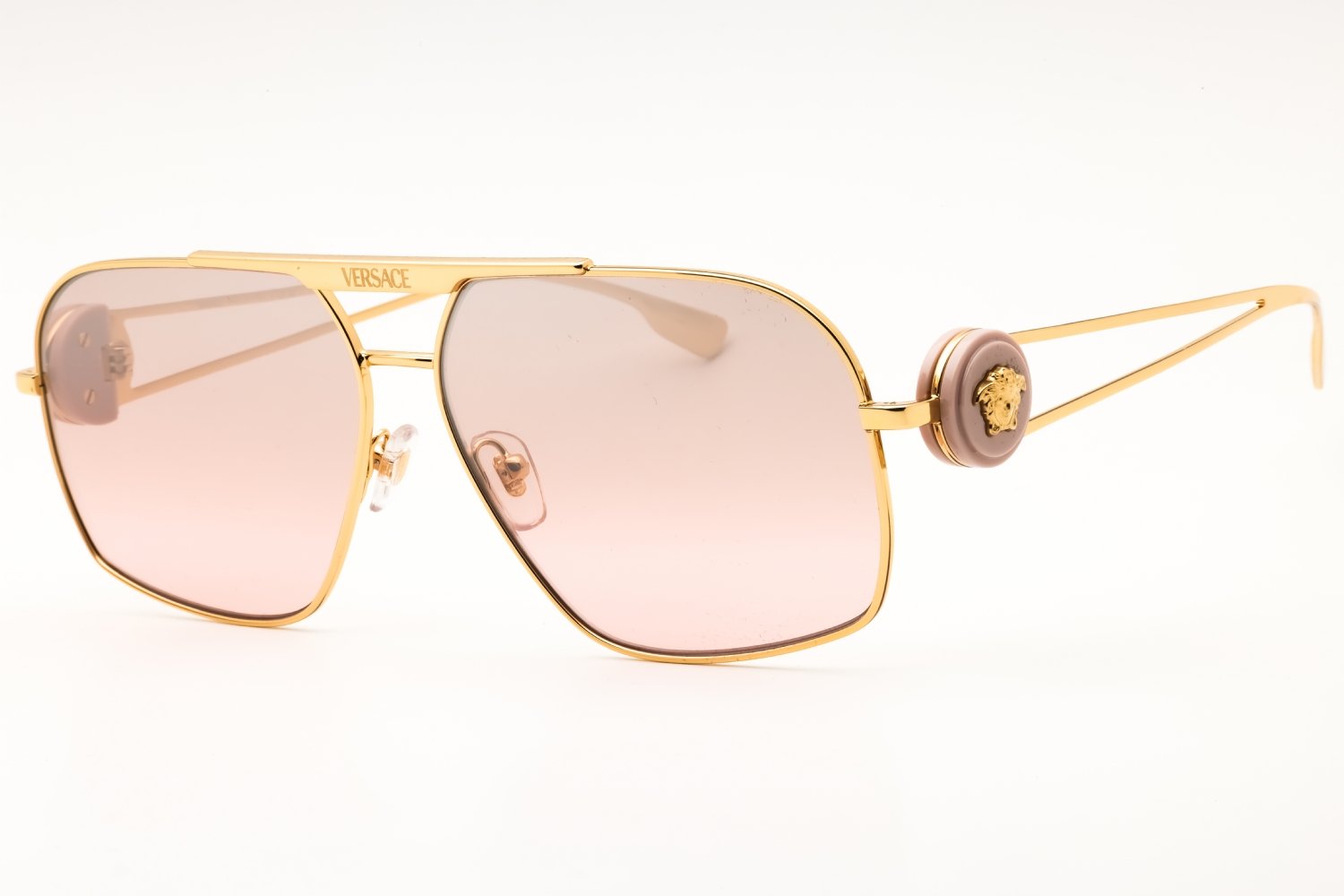 Versace 0VE2269 Gold / Light Pink With Silver Tone Mirror 10027E 62X13X130