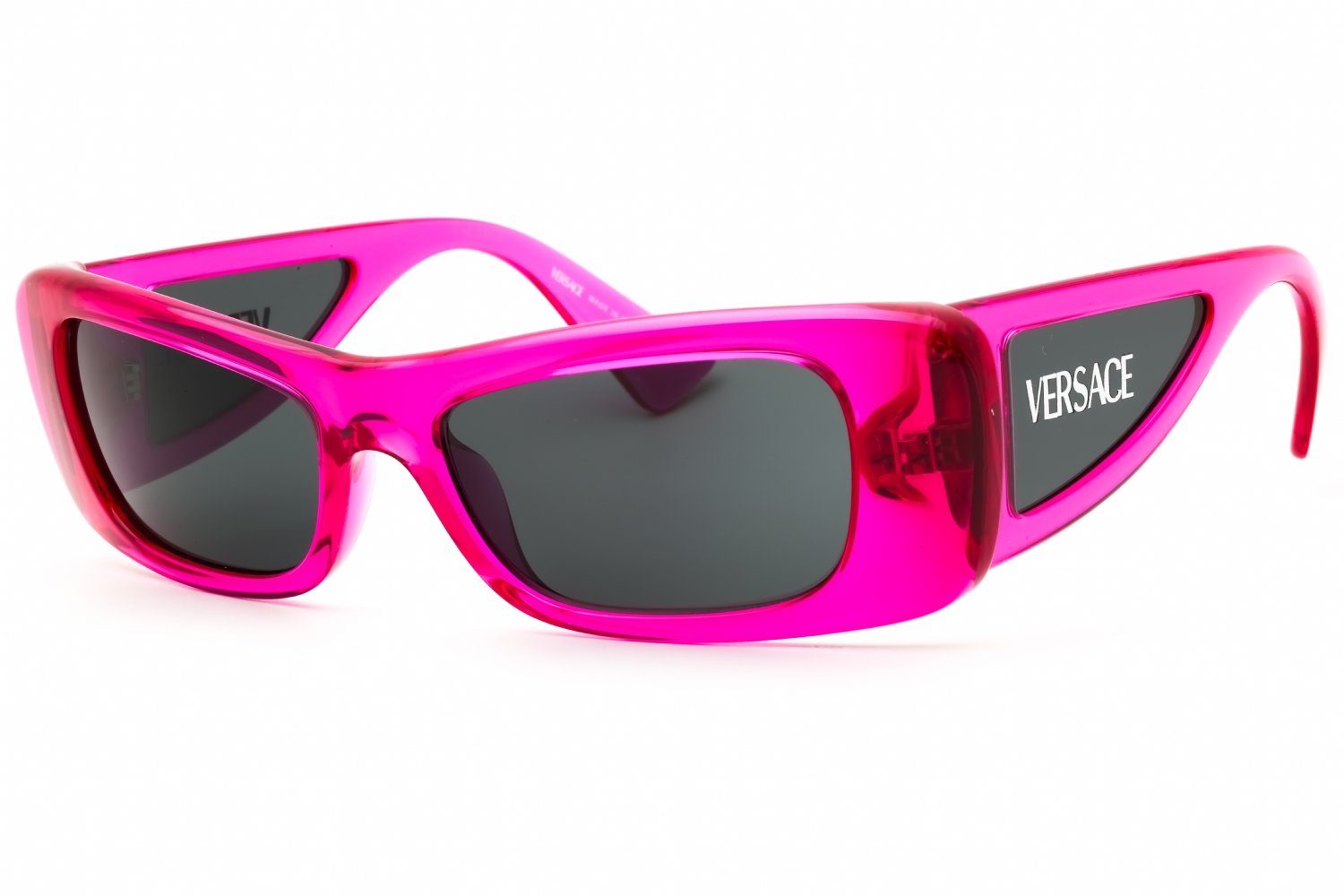 Versace 0VE4481 Fuchsia Fluo Transparent / Grey 543487 54-17-135 MM