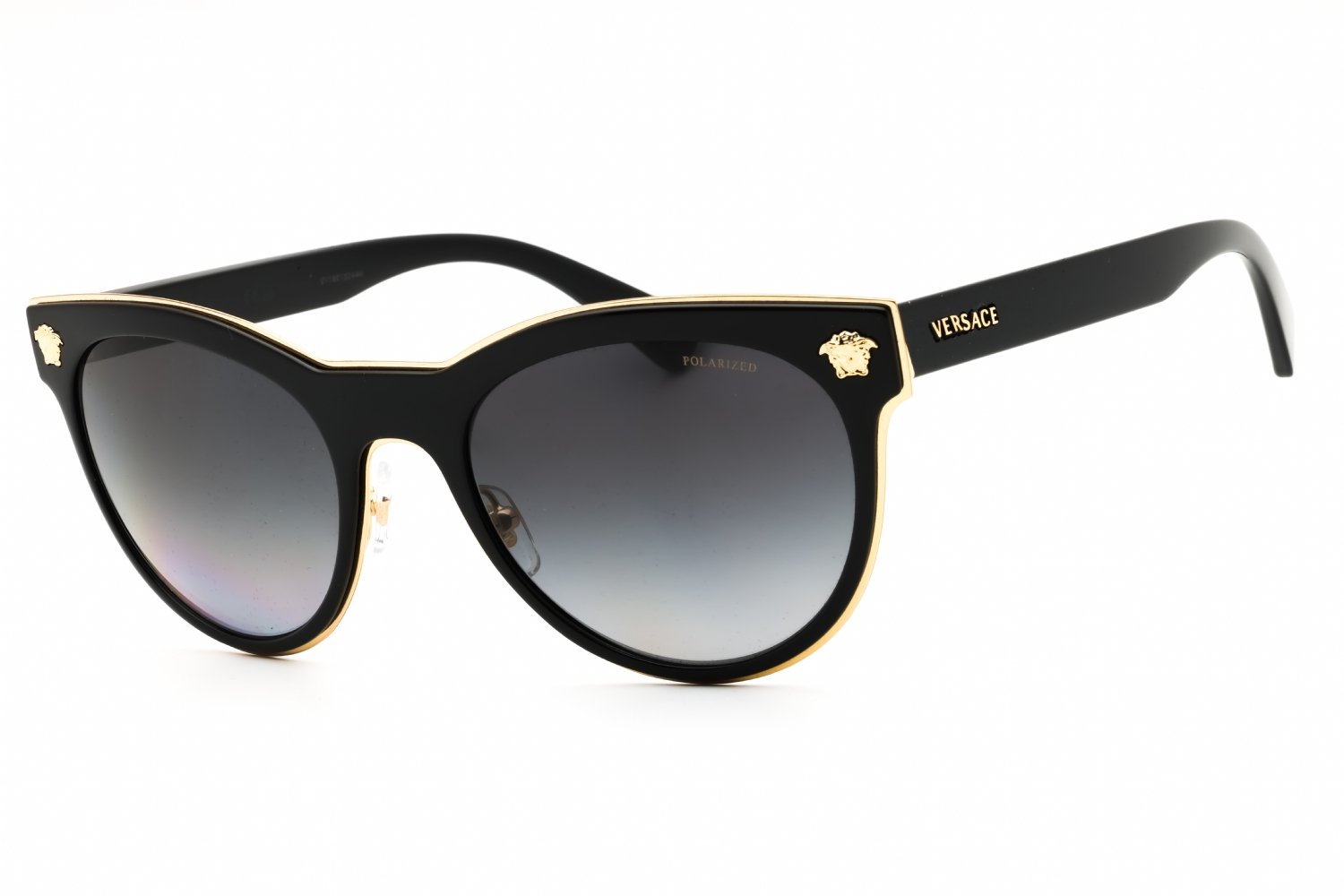 Versace 0VE2198 Black / Polarized Grey Gradient Lens 1002T3 54X20X145