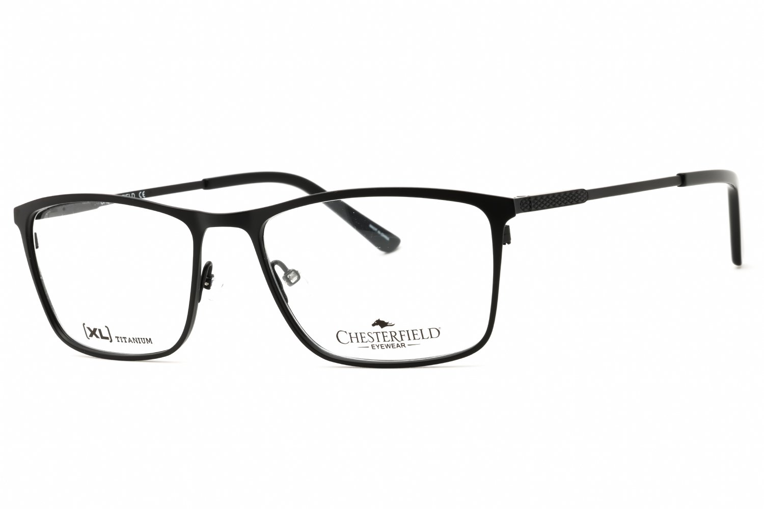 Chesterfield CH 100XLT Matte Black / Clear demo lens 003 00 57-18-155 MM