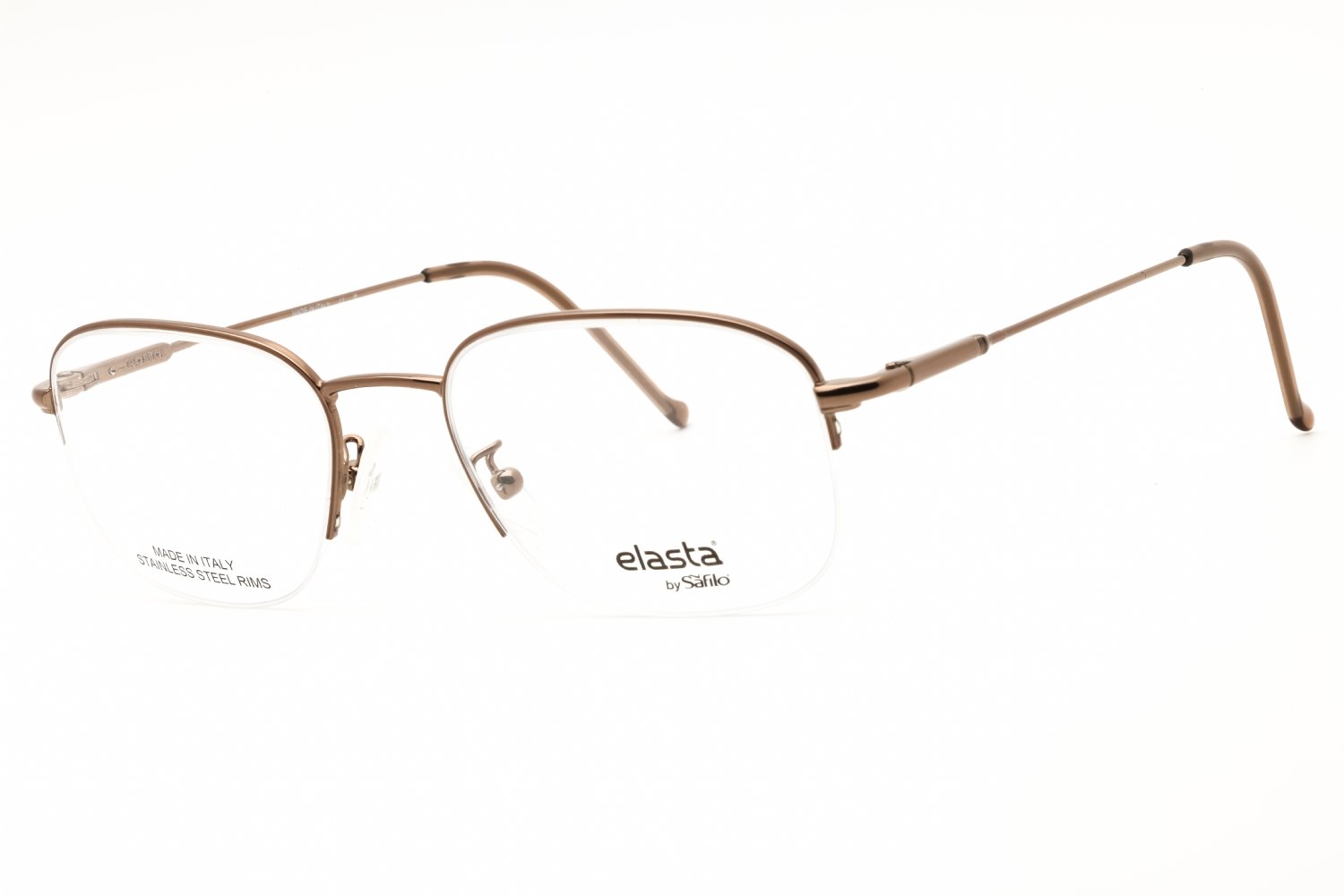 Elasta E 7033 Brown / clear demo lens 0W3M 00 51X19X140