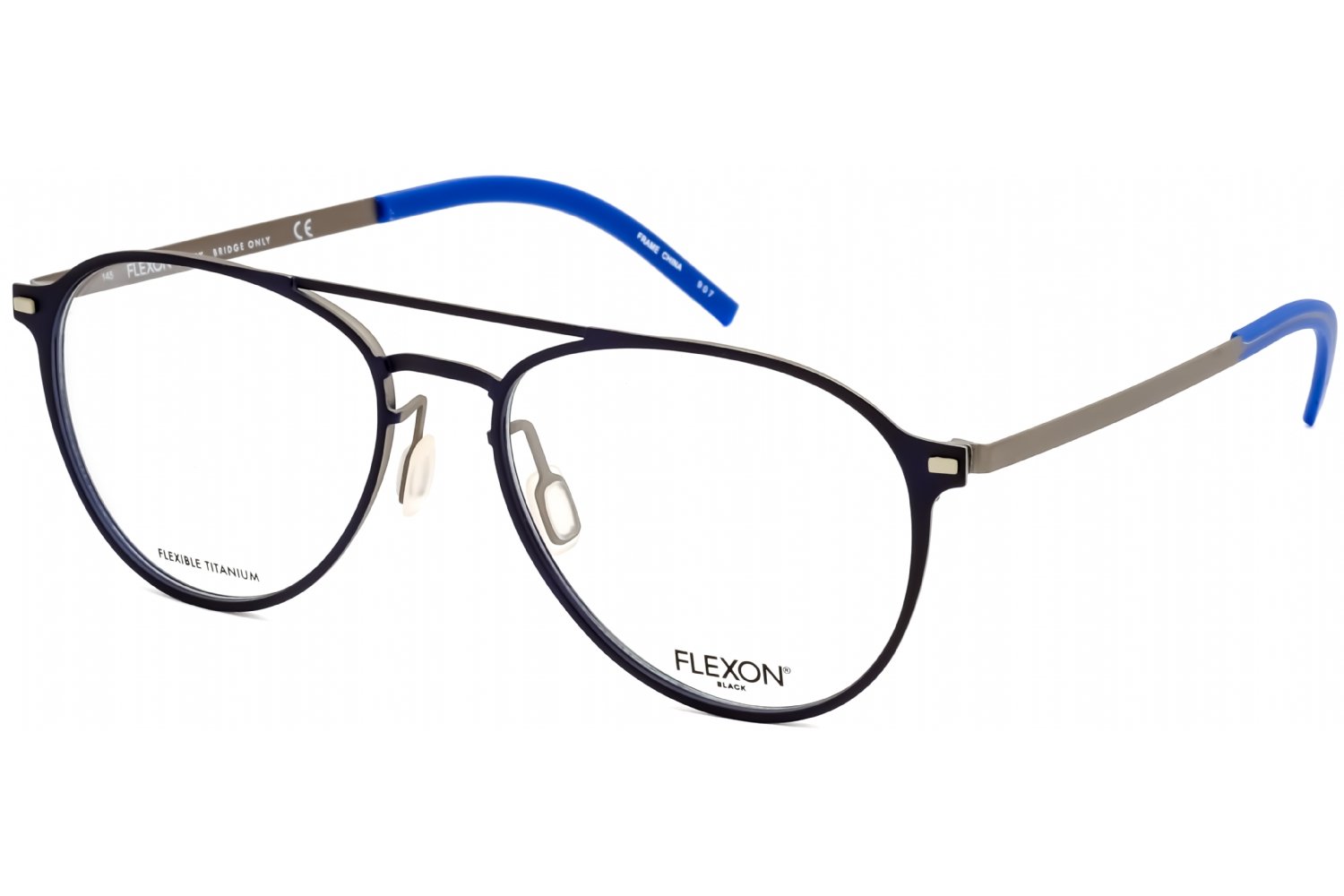 Flexon FLEXON B2028 Navy / Clear Lens 412 55-18-145 MM
