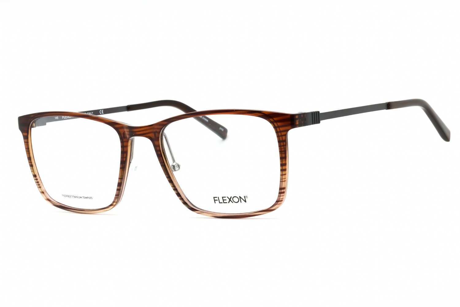 Flexon FLEXON EP8011 BROWN/GREY GRADIENT/Clear demo lens 215 53-18-145 MM
