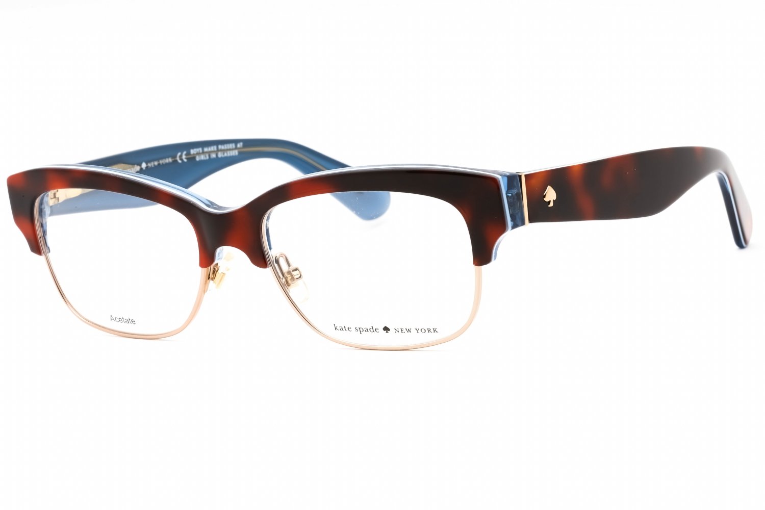 Kate Spade SHANTAL Havana Blue 0QTR 00 52-17-135 MM