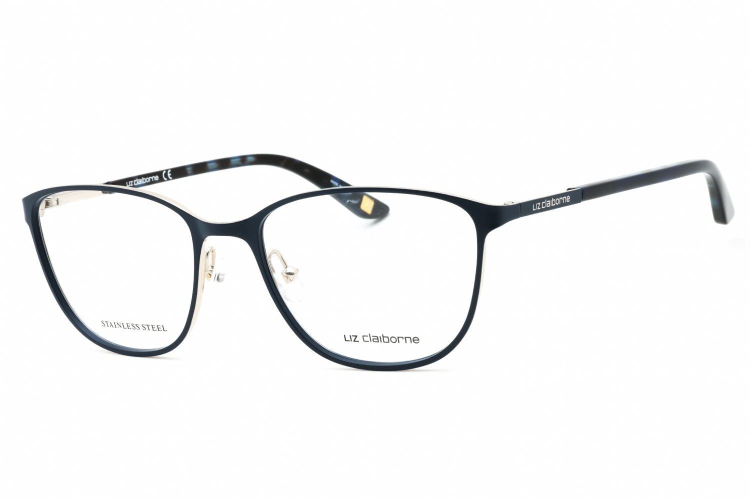 Liz Claiborne L 652 Blue / Clear OPJP 52-17-135 MM