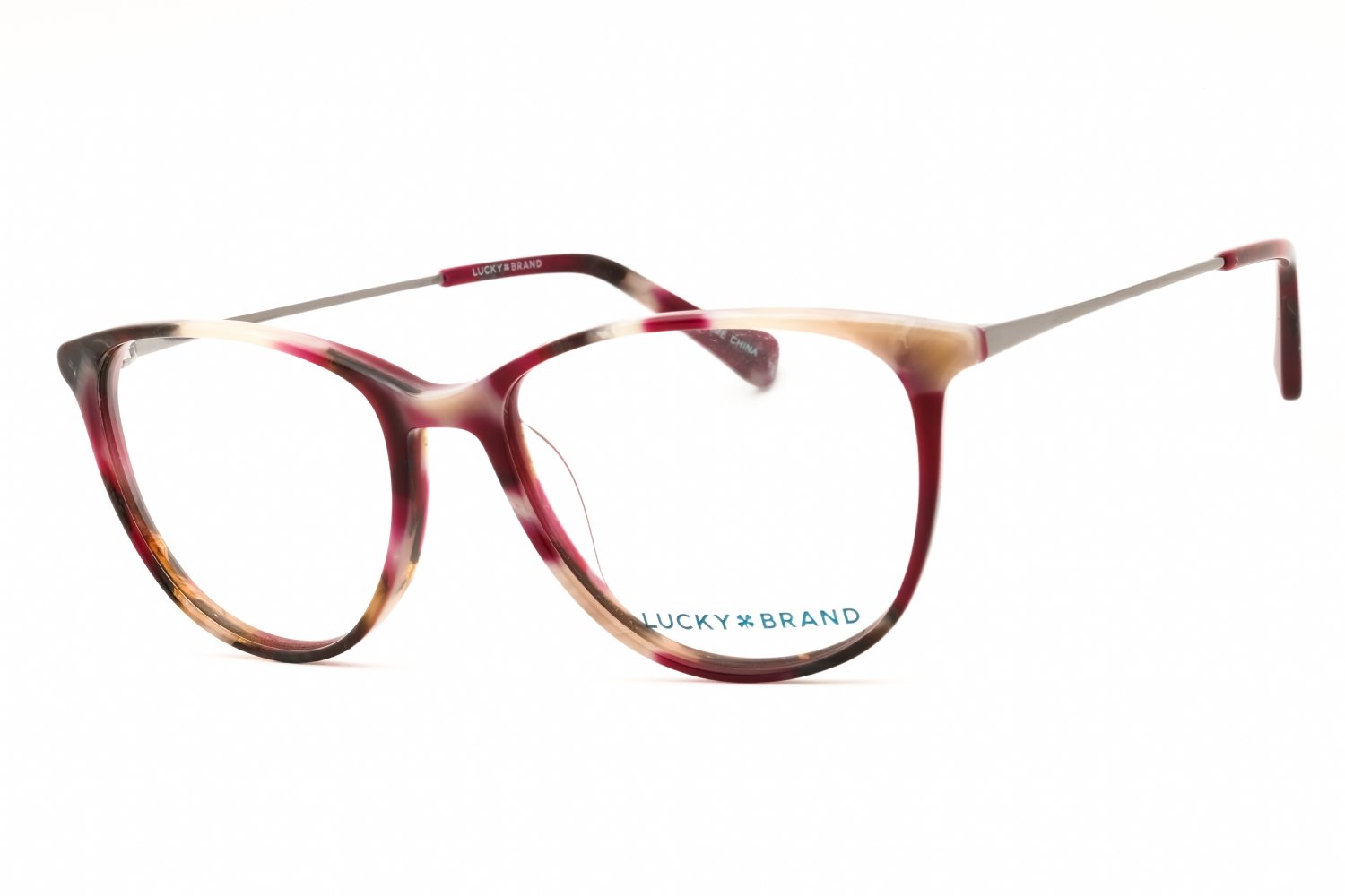 Lucky Brand D213 Burgundy / clear demo lens BUR 53X17X140