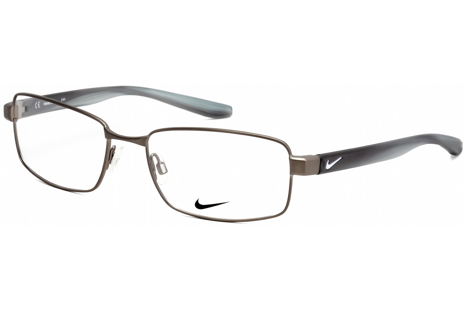 Nike NIKE 8195 BRUSHED GUNMETAL / Clear Lens 050 58-18-140 MM