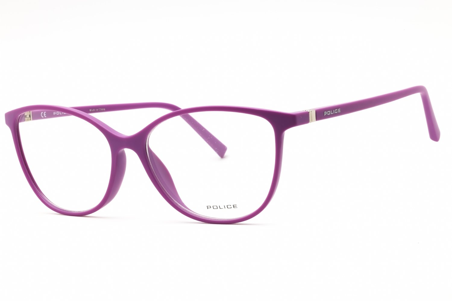 Police V1972 SEMI MATTE VIOLET/Clear demo lens 0GEA 53-15-135 MM