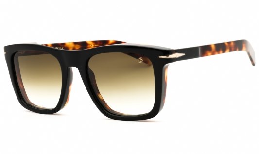 David Beckham DB 7000/S Black Havana Gold / Green shaded 0XWY 9K 51-20-145 MM