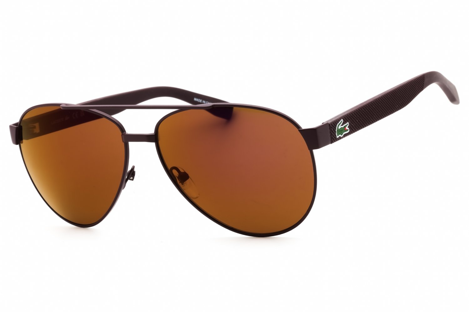 Lacoste L185S Matte Red / Brown 615 60-14-140 MM