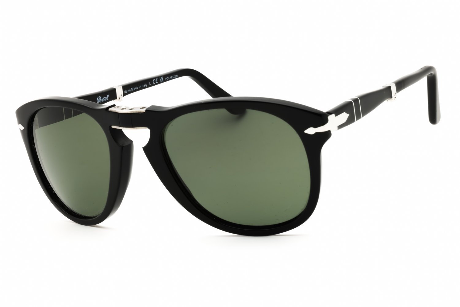 Persol PO0714 black/crystal green polarized 95/58 54-21-140 MM